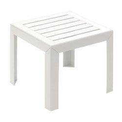 Tavolino - GROSFILLEX - Miami - Bianco - 40x40 - Resina