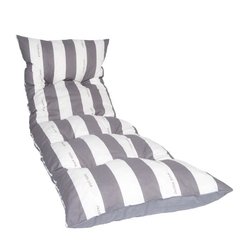 PRIVATE GARDEN CANCALE snowflake sun lounger 188x56x12 cm gray