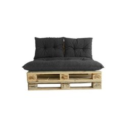 Kit palette classic - Matelas ardoise + 2 coussins dossier - JARDIN PR