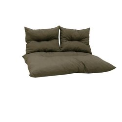 Kit palet clásico - topo - colchón + 2 cojines de respaldo - JARDIN PR