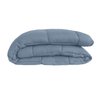 400g/m² microfiber duvet Calgary Petrole & Mastic 140x200cm