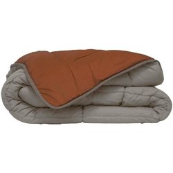 CALGARY - Couette Chaude Microfibre 400gr/m² - Galet & Gingembre - 240