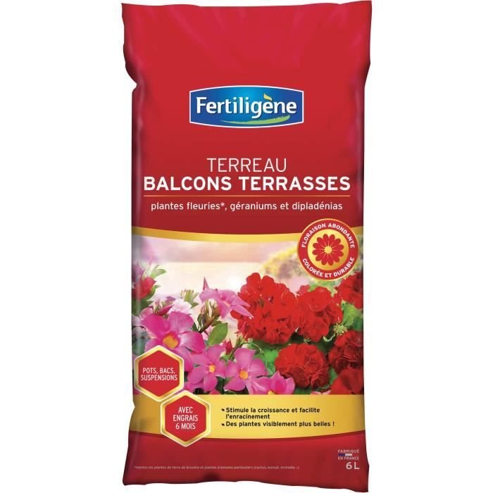 FERTILIGENE - Erde Balkone Terrassen 6L