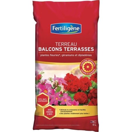 FERTILIGENE - Erde Balkone Terrassen 6L