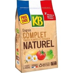 Engrais Complet Universel KB KBCOMP5 - 5kg - Nourrit jusqu a 3 mois - 