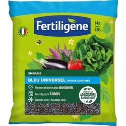 FERTILIGENE FBLEUBIO6 - Universele blauwe meststof 6 kg - Bloei en ove