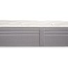 SIMMONS - SW3-Federkernmatratze + SW-Untergestell-Set - 140x190 cm - T