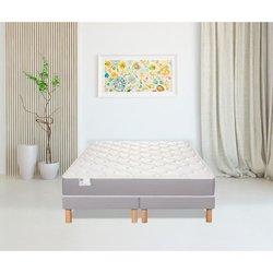 Ensemble matelas sommier 90 x 190 SIMMONS Hauteur 22 cm - Ressorts ens