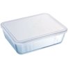 PYREX - 242P000 / 7046 - Rectangular dish with lid - 22cm * 17 cm - Py