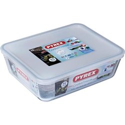 PYREX - 243P000 / 7046 - Plato rectangular con tapa - 25cm * 19 cm - P