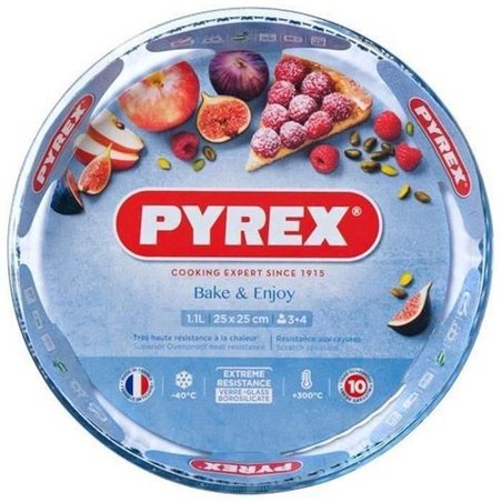 PYREX Classic Glassware pie plate 27 cm transparent