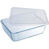 PYREX - 244P000 / 7043 - Rectangular dish with lid - 27cm * 22 cm - Py