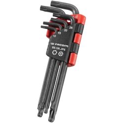 Set of 6 Allen keys - FACOM - 89SR.JP6PB - Long - with resistorx ball 