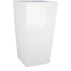 Bac a fleurs carré - RIVIERA - NUANCE - Plastique - L37xP37xH68,5 cm -