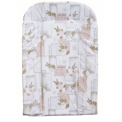 Matelas a langer - BAMBISOL - Plaque mousse - Imprimé lapin beige