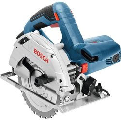 BOSCH Cirkelzaag GKS 165 in kartonnen doos met 1 houten blad