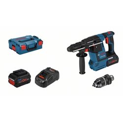 Martello perforatore SDS Plus Bosch Professional GBH 18V-26F, con 2 ba