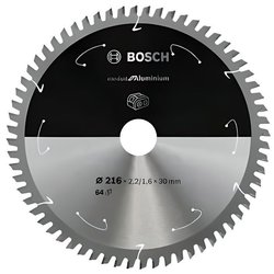 BOSCH PROFESSIONAL Carbide Circular Saw Blade 216 x 30 x 2.2 mm (64 te
