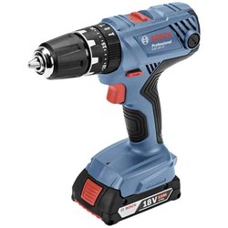 BOSCH PROFESSIONAL GSB 18V-21 Percussion Drill + 2 Batterien 2,0 Ah + 