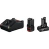 Set 2 Batteries Bosch Professional 12V GBA 2,0Ah + 4,0Ah - 1600A01NC9