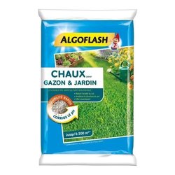 ALGOFLASH Kalk voor gazon en tuin - 10 kg