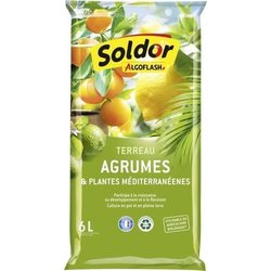 ALGOFLASH - Terreno Agrumi e Vegetali Mediterranei 6 L