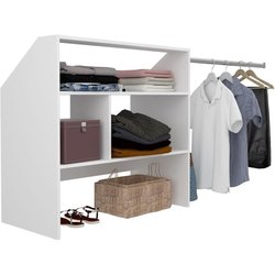 ARTIC EKIPA Kit de tocador para ático - Decoración en melamina blanca 