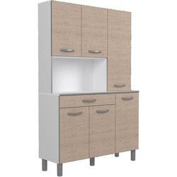 Oslo Buffet 120 cm - 1 Schublade und 6 Türen - L 120 x D 40 x H 185 cm