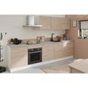 Komplette Oslo -Küche - L 300 cm - Chene Decor - Arbeitsplatte inklusi
