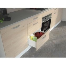 Komplette Oslo -Küche - L 300 cm - Chene Decor - Arbeitsplatte inklusi