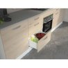 Komplette Oslo -Küche - L 300 cm - Chene Decor - Arbeitsplatte inklusi