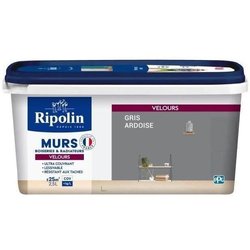 RIPOLIN Vernice color velluto per pareti, radiatori in legno - Grigio 