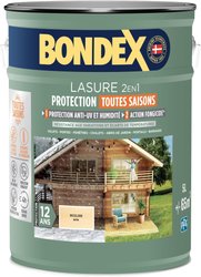 Lasure 2 en 1 protection extérieure - Incolore - Satin - Protection 12