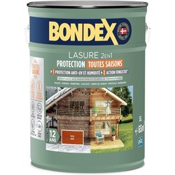 2-in-1 Buitenbeits - Teak - Satijnen afwerking - 12 jaar bescherming -