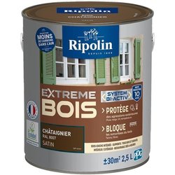 Extreme Holzfarbe  Satinkastanie  RIPOLIN  2,5 l