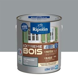 RIPOLIN houtverf voor binnen en buiten - berkengrijs Ral 7040 satijn, 