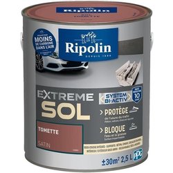 RIPOLIN Pittura per interni ed esterni per pavimenti - Tomette Satin, 