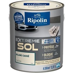 RIPOLIN Pittura per interni ed esterni per pavimenti - Raso bianco spo