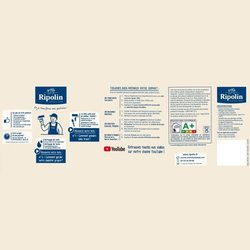 RIPOLIN Pittura murale tutti i pezzi - Pop Satin Blue, 2.5L