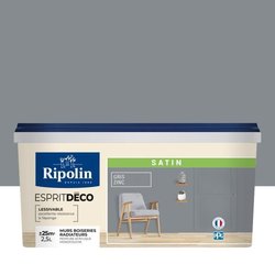 Pittura murale RIPOLIN All Pieces - Grigio zinco satinato, 2,5L