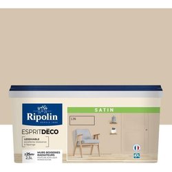 RIPOLIN All Pieces Wandfarbe - Leinensatin, 2,5 l