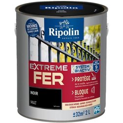 IJzerverf - RIPOLIN - 395991 - Zwart - Mat - 2 L