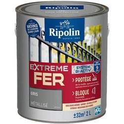 Eisenfarbe - RIPOLIN - 395994 - Metall - 2 L