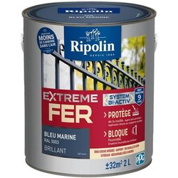 Extrem Eisengrund Marineblau RAL 5003 glänzend - RIPOLIN - 2 L