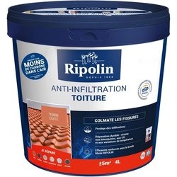 Anti-infiltration terracotta roof - RIPOLIN - 4 L