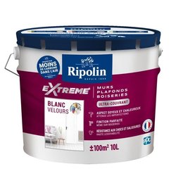 Pittura estrema per pareti e soffitti - Bianco velluto - RIPOLIN - 10 
