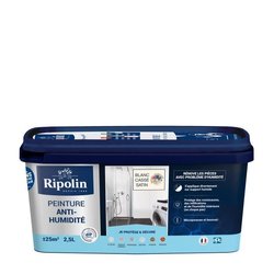 Pintura impermeabilizante antihumedad satinada blanquecina Ripolin 2.5