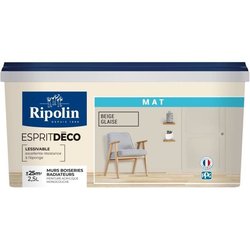 RIPOLIN Alle Teile Wandfarbe, Ripolin - Mattbeige, 2,5 l