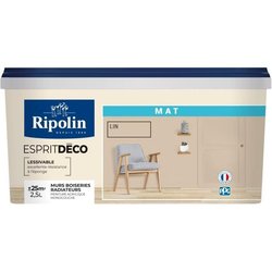 RIPOLIN Pittura murale per tutti i pezzi, Ripolin - Matt Linen, 2.5L