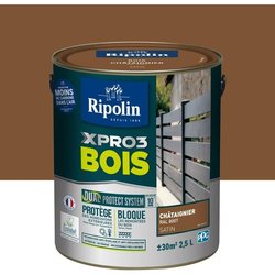 Houtverf - RIPOLIN - 8007 - Kastanje - Satijn - 2.5L